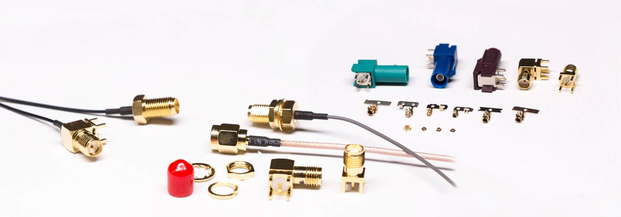 rf connector cable banner