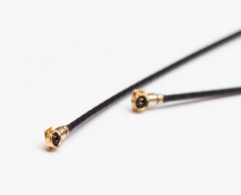 Best RF Coaxial Cable RoHS standard Black 0.81 with IPEX Ⅰ and TD