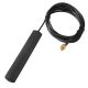 LTE 4G Internal Antenna Black Coaxial Solder SMA Plug RG58 Cable