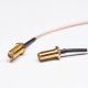 SMA Bulkhead Cable with Brown Coaxial for RG316 + TD