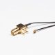 SMA Cable Soldering Angled with Black RF1.1 Coaxial to IPEX Ⅰ