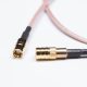 SMB Female Cable Straight Socket to SMB Solder with Brown Coaxial RG316