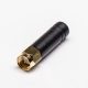 GPRS Small Pepper Antenna SMA Connector Male Black with Golden Pin