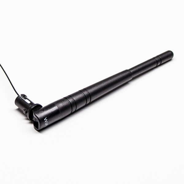 2.4G 3dbi Wifi Antenna IPEX Black Outdoor L 100mm for Panel Mount