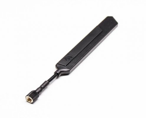 Antenna Coaxial Connector Molded with SMA Male Straight Waterproof Black for SFX-141