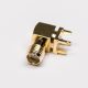 SMA Right Angled Connector Female Gold Plated Through Hole for PCB Mount