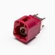 Offer HSD LVDS 180 Degree 4 Pin Male Red Through Hole or PCB Mount