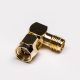 SMA Adapter,Female/Male,90°/Right Angled,Gold Plated